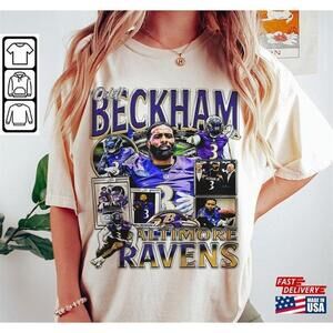 Odell Beckham Sport Shirt Jr Ravens Tshirt 90S 2023 Ticket Png Classic